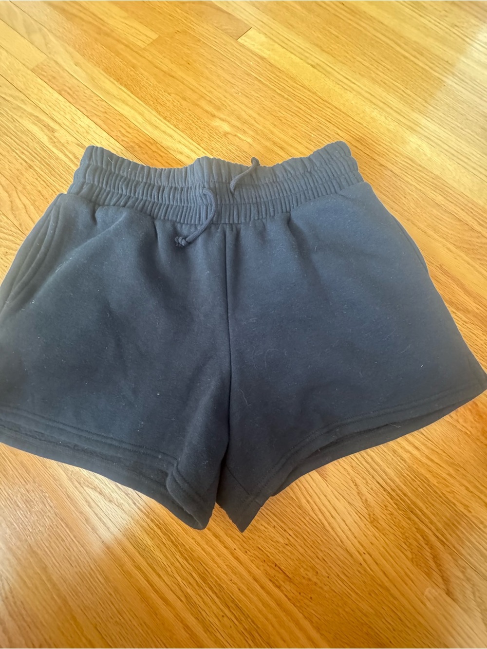 wild fable Black Knit Elastic-Waist Women's Shorts
